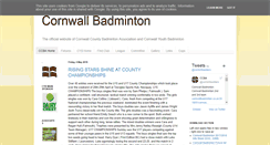 Desktop Screenshot of cornwallbadminton.co.uk